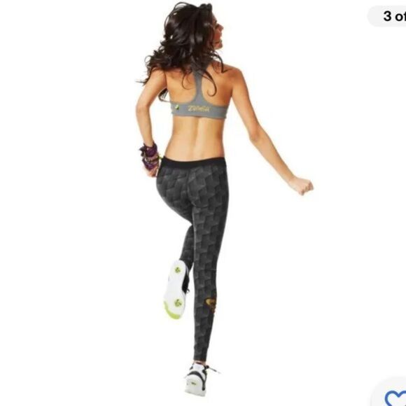 Zumba Set - Rare- Leggings and Matching Bra - Picture 2 of 15